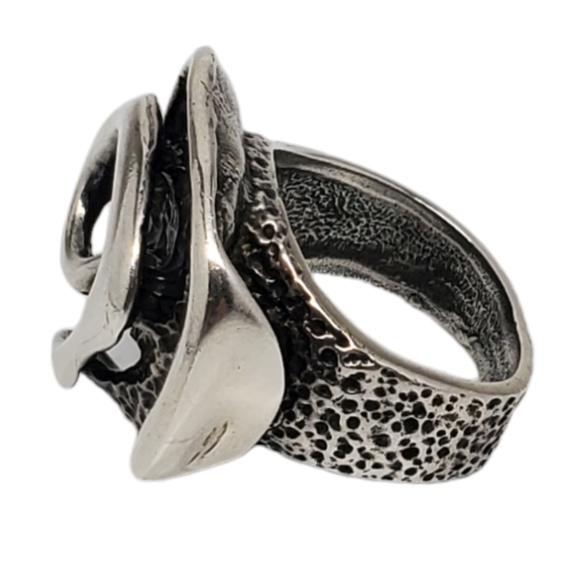 Silpada Sterling Silver Swirl Ring Size 8 #17521 - Picture 2 of 8